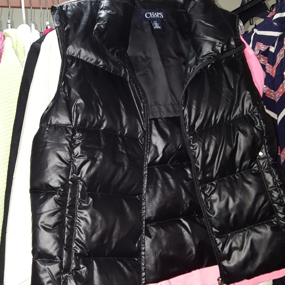 Chaps Black Vest
